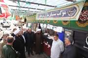 بازدید رئیس سازمان جهادکشاورزی استان و مدیر کل دامپزشکی استان از موکب سنگرسازان بی سنگر سازمان جهادکشاورزی استان آذربایجان غربی مستقر در شهرستان نقده 